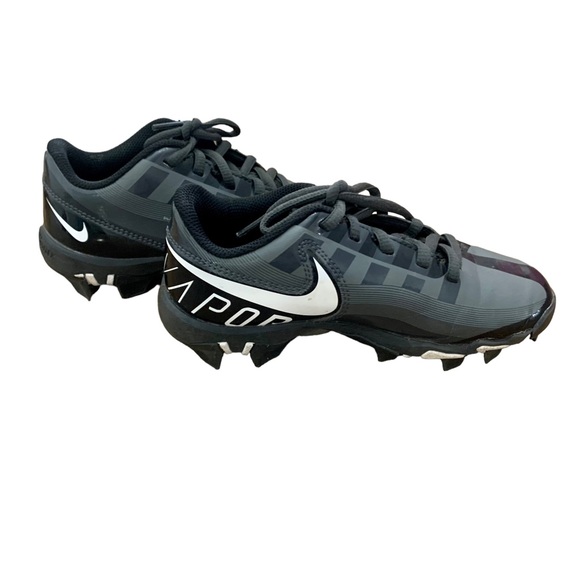 Nike Boys Vapor Edge Shark Black Football Cleats Size 13C - Picture 2 of 7